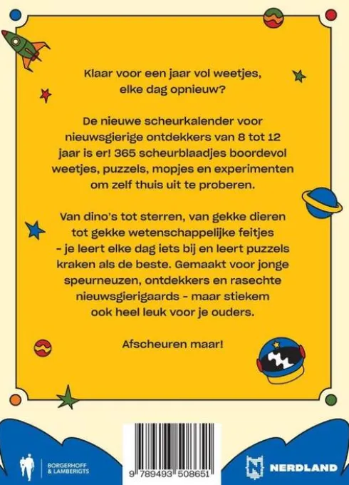 Scheurkalender kleine nerds 2027