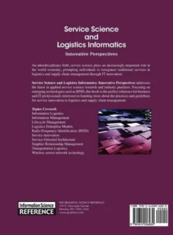 Service Science and Logistics Informatics