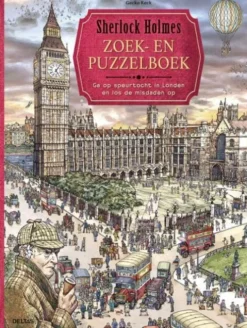 Sherlock Holmes zoek- en puzzelboek