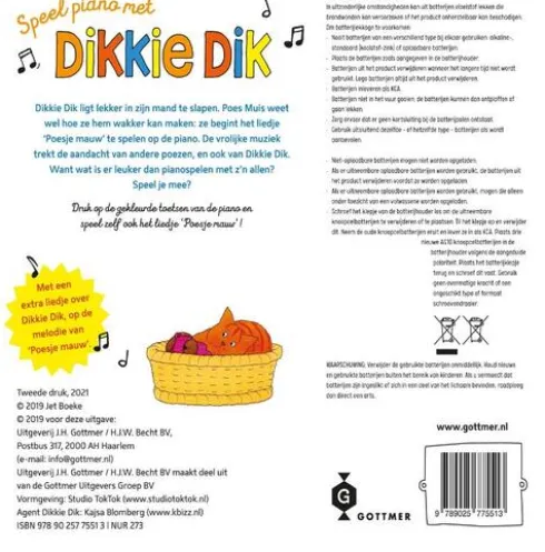 Speel piano met Dikkie Dik