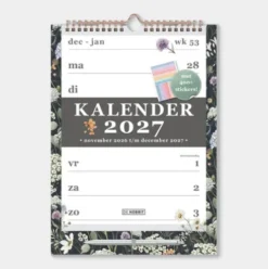 Spiraalkalender A4 D4 2027