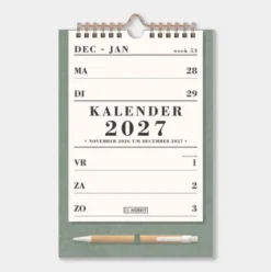 Spiraalkalender A5 D5 2027