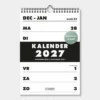 Spiraalkalender A4 D1 2027