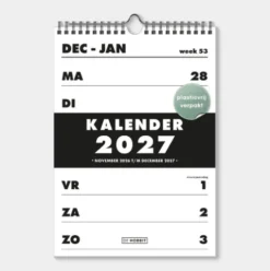 Spiraalkalender A4 D1 2027