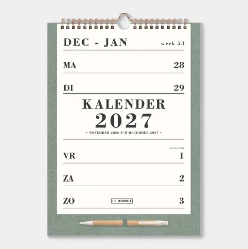 Spiraalkalender A4 D5 2027