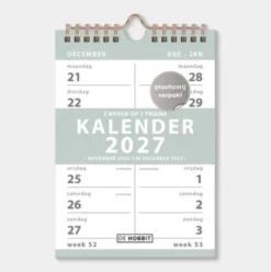 Spiraalkalender 2-weeks D4 2027