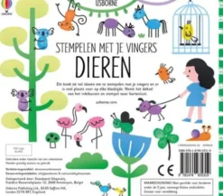 Stempelen met je vingers - Dieren
