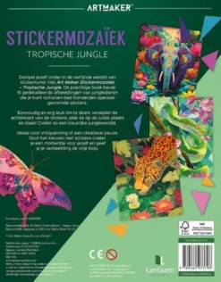 Stickermozaïek - tropische jungle