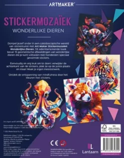 Stickermozaïek - Wonderlijke dieren
