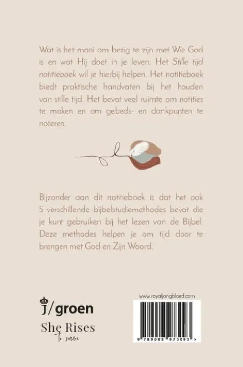 Stille tijd notitieboek