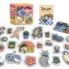 Stuart, A: Cat Cafe Magnet Set