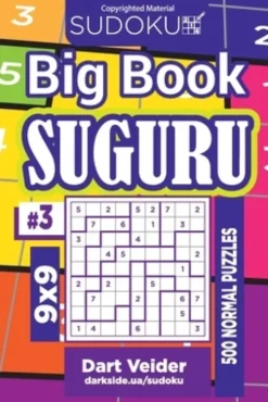 Sudoku Big Book Suguru - 500 Normal Puzzles 9x9 (Volume 3)