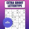 Sudoku Extra Groot Lettertype - voor Experts - 100 Puzzels - Eén Puzzel per A4-Pagina