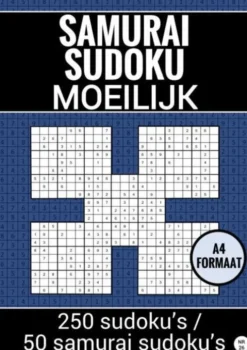 Sudoku Moeilijk: Samurai Sudoku Puzzels - nr. 26