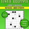 Tentje Boompje Relax Puzzels voor Senioren 8x8 Raster - 100 Puzzels Groot Lettertype - Lekker Easy Level!