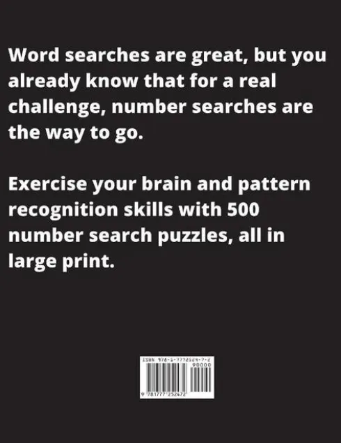 The Giant Number Search Puzzle Book
