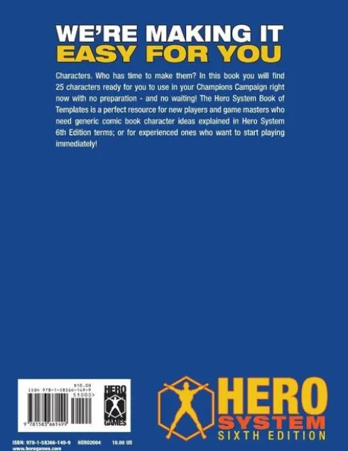 The Hero System Book of Templates