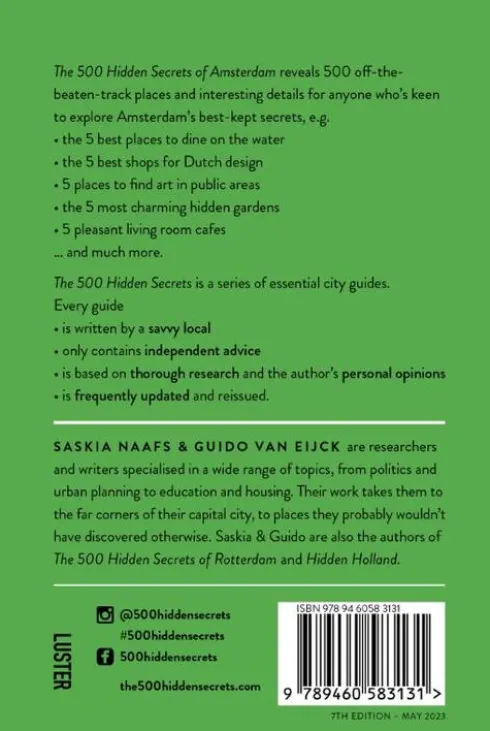 The 500 Hidden Secrets of Amsterdam