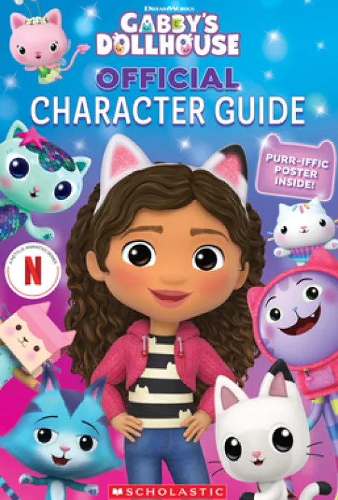 The Official Gabby's Dollhouse Character Guide with Poster