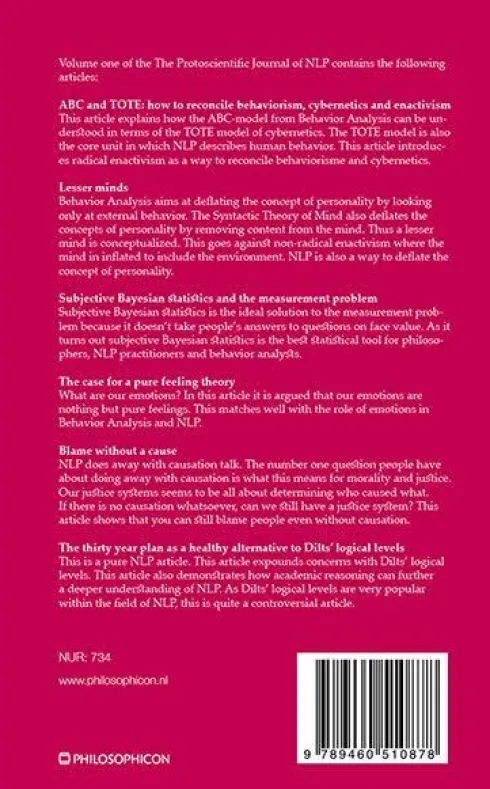 The protoscientific journal of neuro-linguistic programming