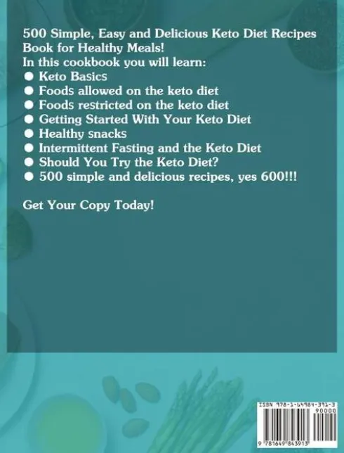 The Ultimate Keto Diet #For Two Cookbook