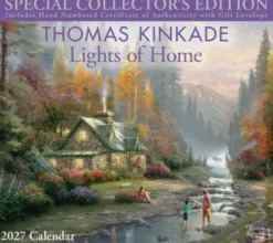 Thomas Kinkade Special Collector's Edition 2027 Deluxe Wall Calendar with Print