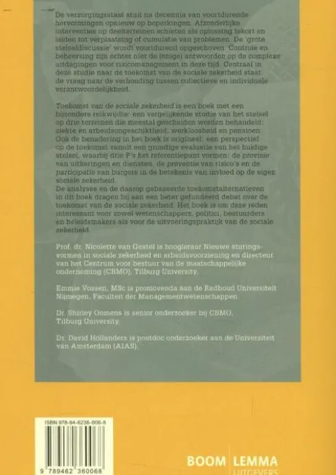 Toekomst van de sociale zekerheid
