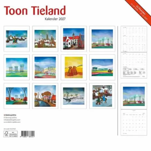 Toon Tieland maandkalender 2027