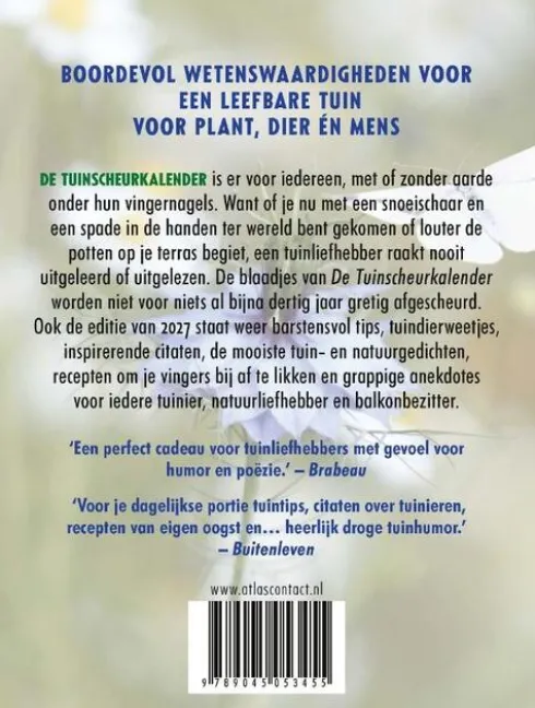 Tuinscheurkalender 2027