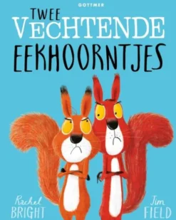 Twee vechtende eekhoorntjes