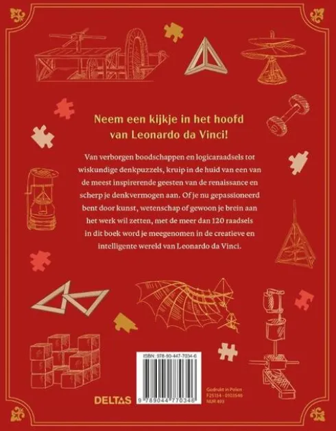 Uitdagende breinbrekers & raadsels van Leonardo da Vinci