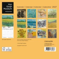 Van Gogh mini maandkalender 2027