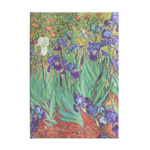 Van Gogh’s Irises Midi Unlined Hardcover Journal