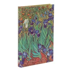 Van Gogh’s Irises Mini Lined Hardback Journal (Elastic Band Closure)