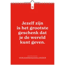 Verjaardagskalender 365 Dagen Succesvol A4