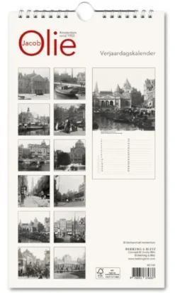 Verjaardagskalender: Jacob Olie, Amsterdam rond 1900, Stadsarchief