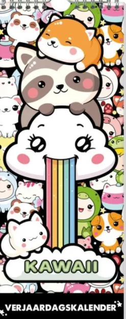 Verjaardagskalender - Kawaii