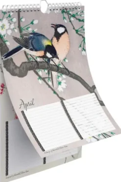 Verjaardagskalender Vogelprenten van de Japanse meester Koson