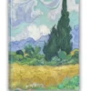 Vincent van Gogh: Wheat Field with Cypresses (Foiled Blank Journal)