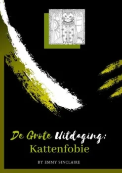 Volwassenen kleurboek De Grote Uitdaging : Kattenfobie