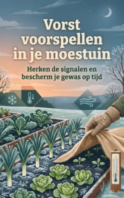 Vorst voorspellen in je moestuin