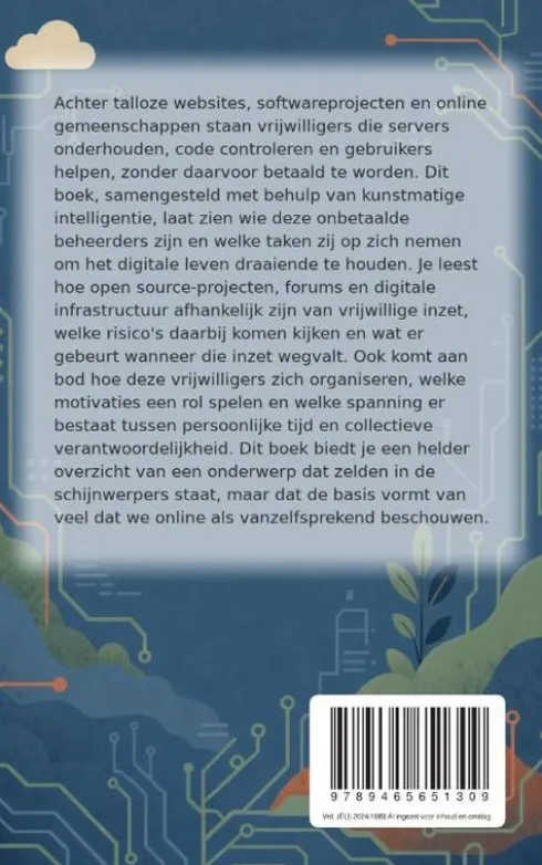 Vrijwilligers die het internet dragen