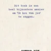 Waarom ik van je hou mama