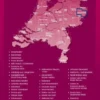 Wandelregiokaart Twente Stedenband / Enschede, Hengelo, Almelo
