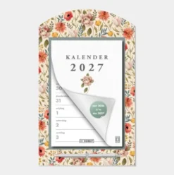 Weekscheurkalender Vintage Roos 2027