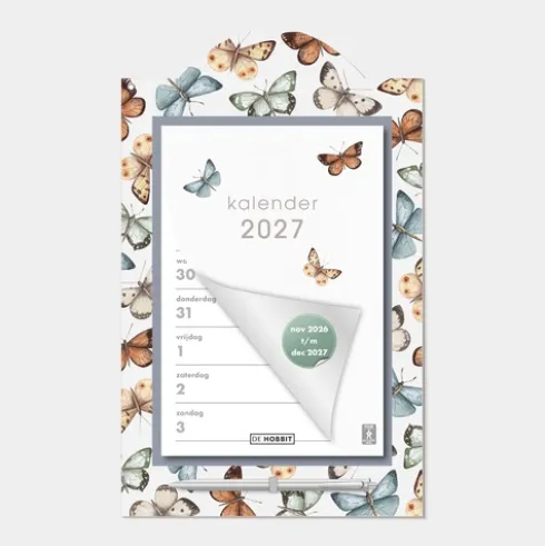 Weekscheurkalender Vlinders 2027