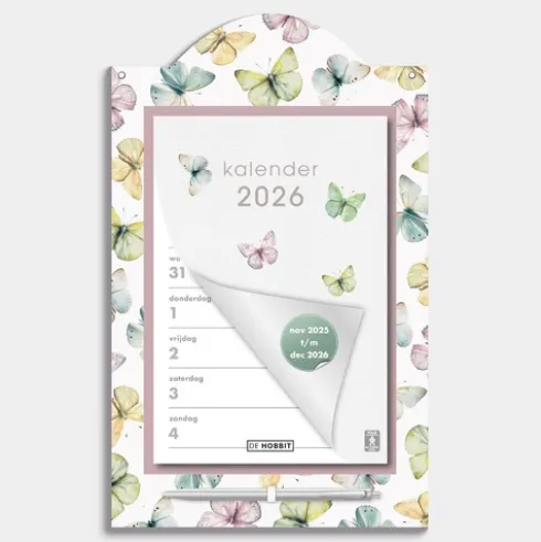 Weekscheurkalender Vlinders 2026
