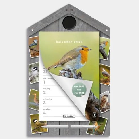 Weekscheurkalender Vogels 2026
