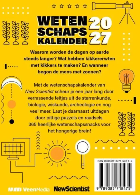 Wetenschapskalender 2027