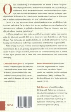 Weten vraagt meer dan meten